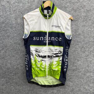 DNA Cycling Vest Women's Windstopper, Made in Italy, Green Black White, Size S